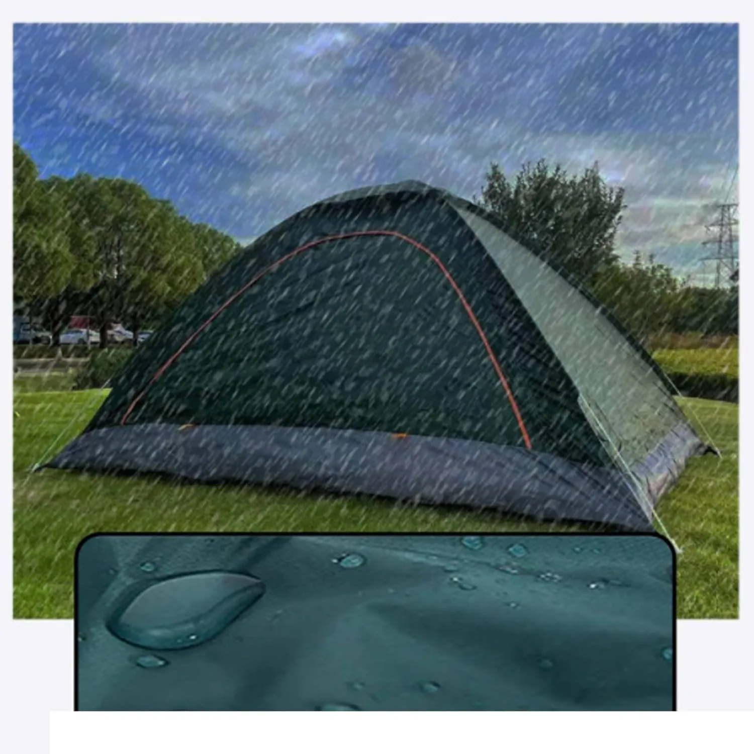 190 X 130 X 110Cm Outdoor Camping Traveling Tent Hs-63