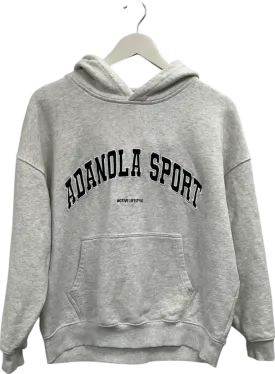 Adanola Grey As Oversized Hoodie UK S