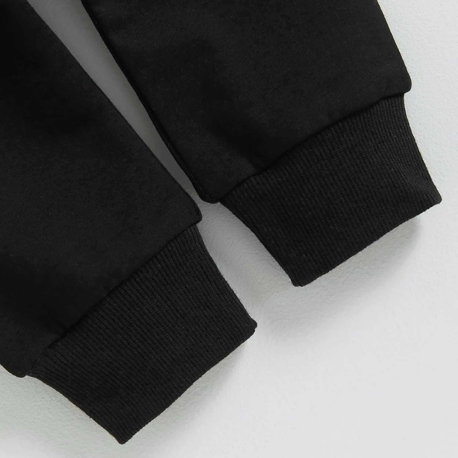 Amiblvowa Toddler Baby Boy Clothes 3 6 9 12 18 Months 2T 3T Color Block Hoodie Pants Set Spring Valentines Day Outfit