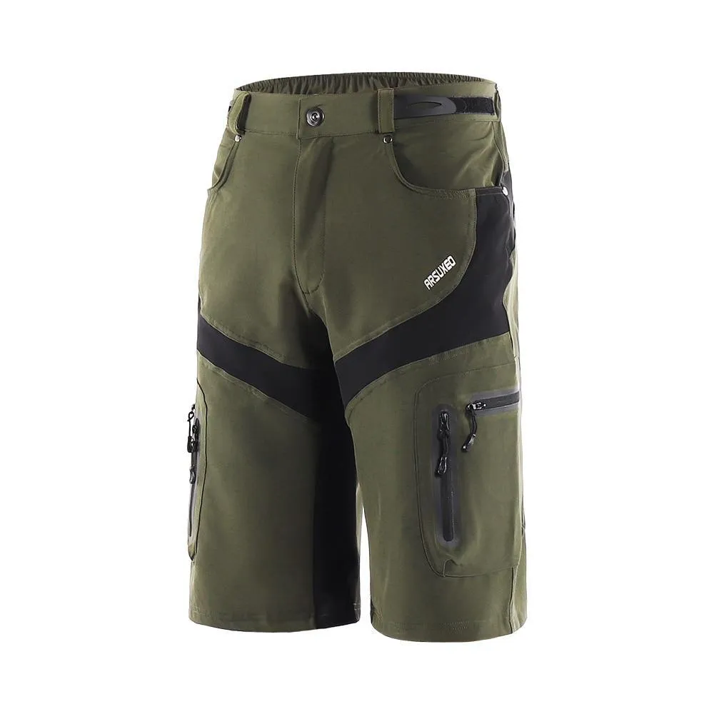 ARSUXEO Outdoor Sports Men's MTB Cycling Shorts Mountain Bike Shorts