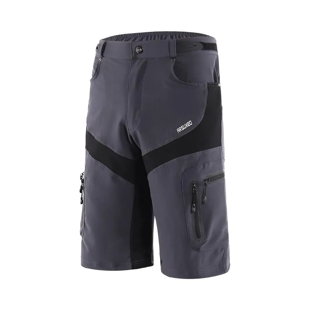 ARSUXEO Outdoor Sports Men's MTB Cycling Shorts Mountain Bike Shorts