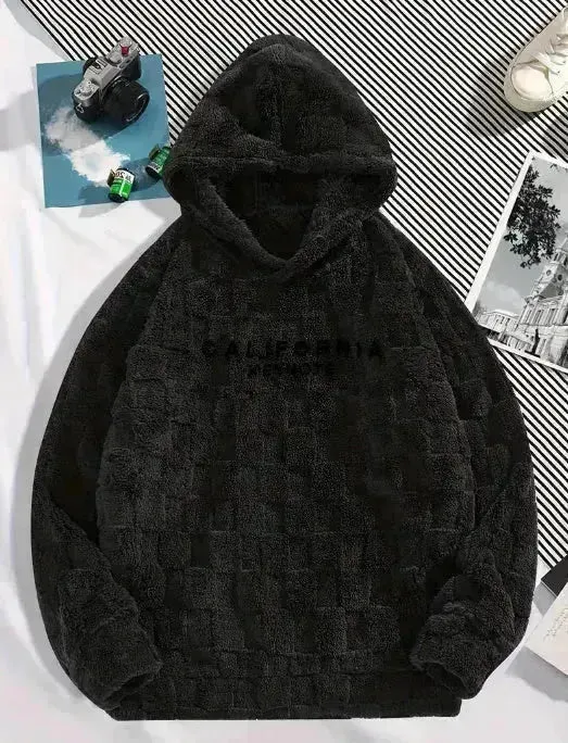 Autumn Winter Fleece Hoodie Pullover for men and women