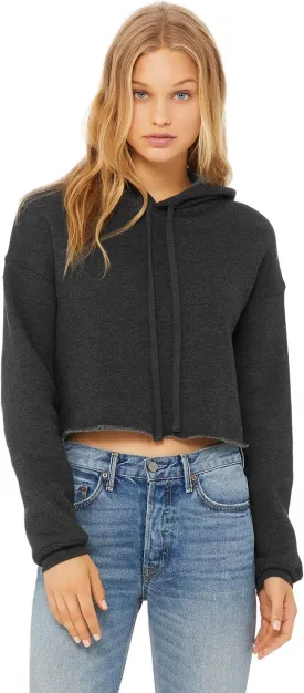 Bella Canvas B7502 Ladies Cropped Fleece Hoodie