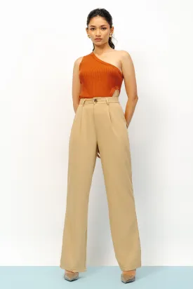Caramel Soft Korean Pants