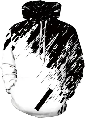 Chaos World Men's Novelty Hoodie Long Sleeves 3D Funny Graphic Print Sweatshirt Pullover