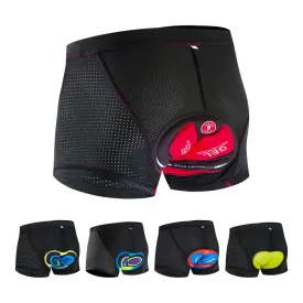 Clearance!Cycling Shorts Bicycle Underpants 3D Gel Padded MTB Bike Short Pants for Men Ladies High Waistline Sports Shorts