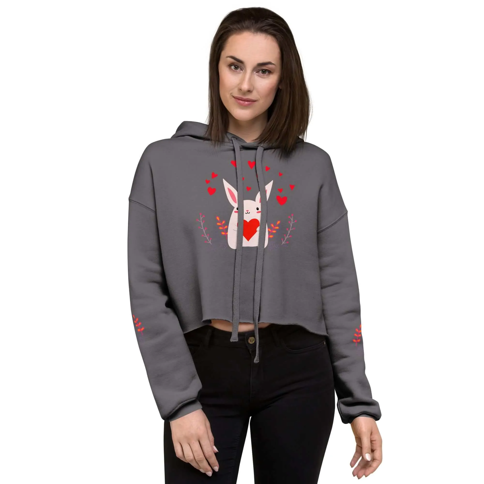 Cropped Hoodie for Women (Bella   Canvas 7502)
