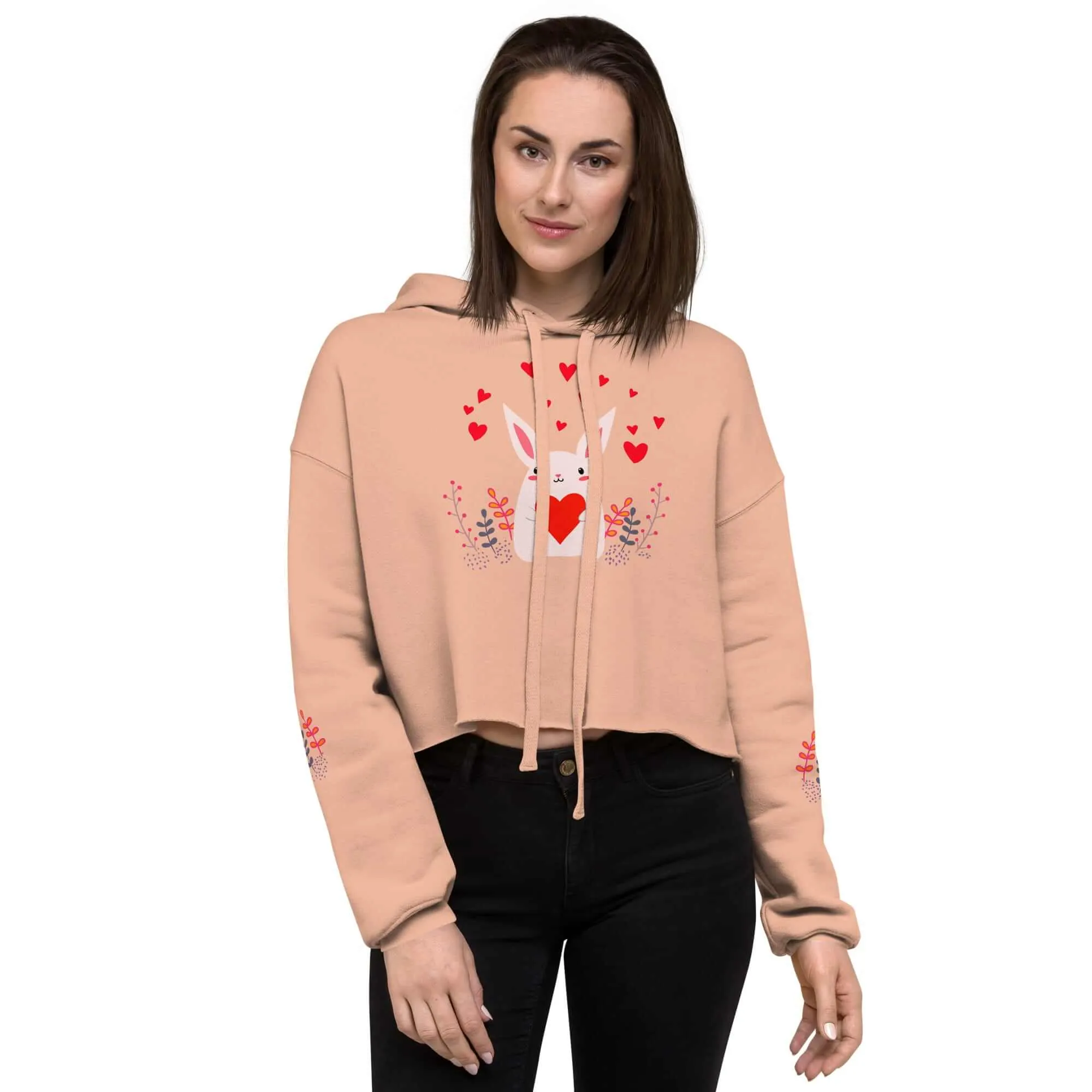 Cropped Hoodie for Women (Bella   Canvas 7502)