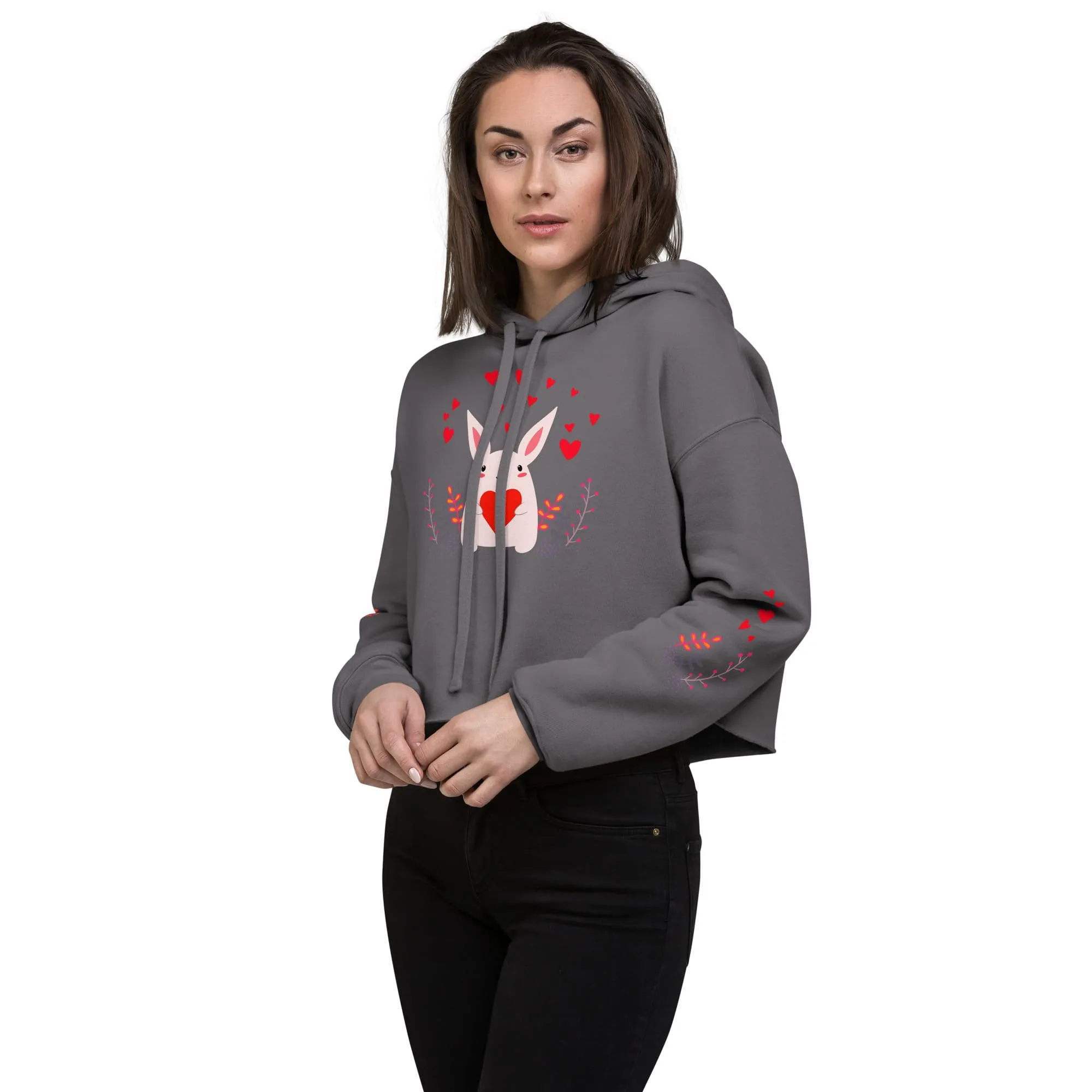 Cropped Hoodie for Women (Bella   Canvas 7502)