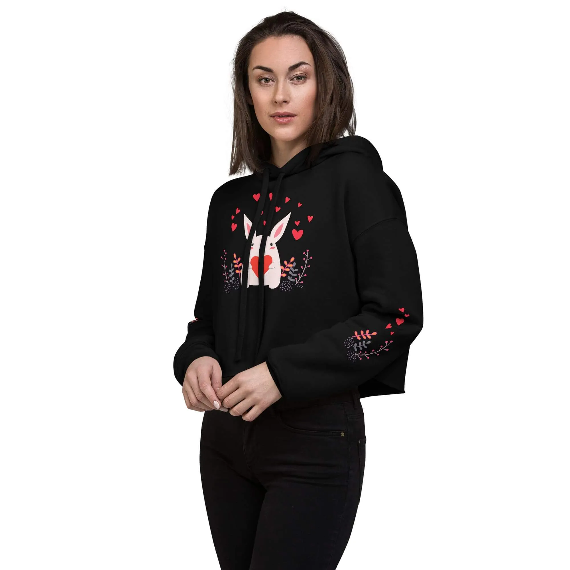 Cropped Hoodie for Women (Bella   Canvas 7502)