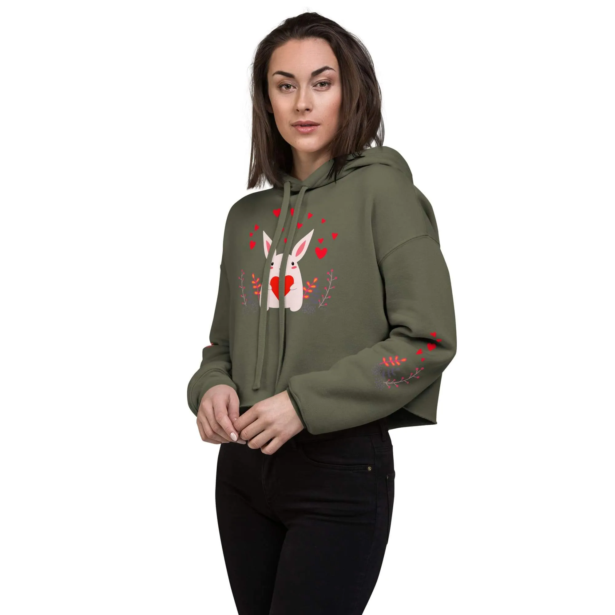 Cropped Hoodie for Women (Bella   Canvas 7502)