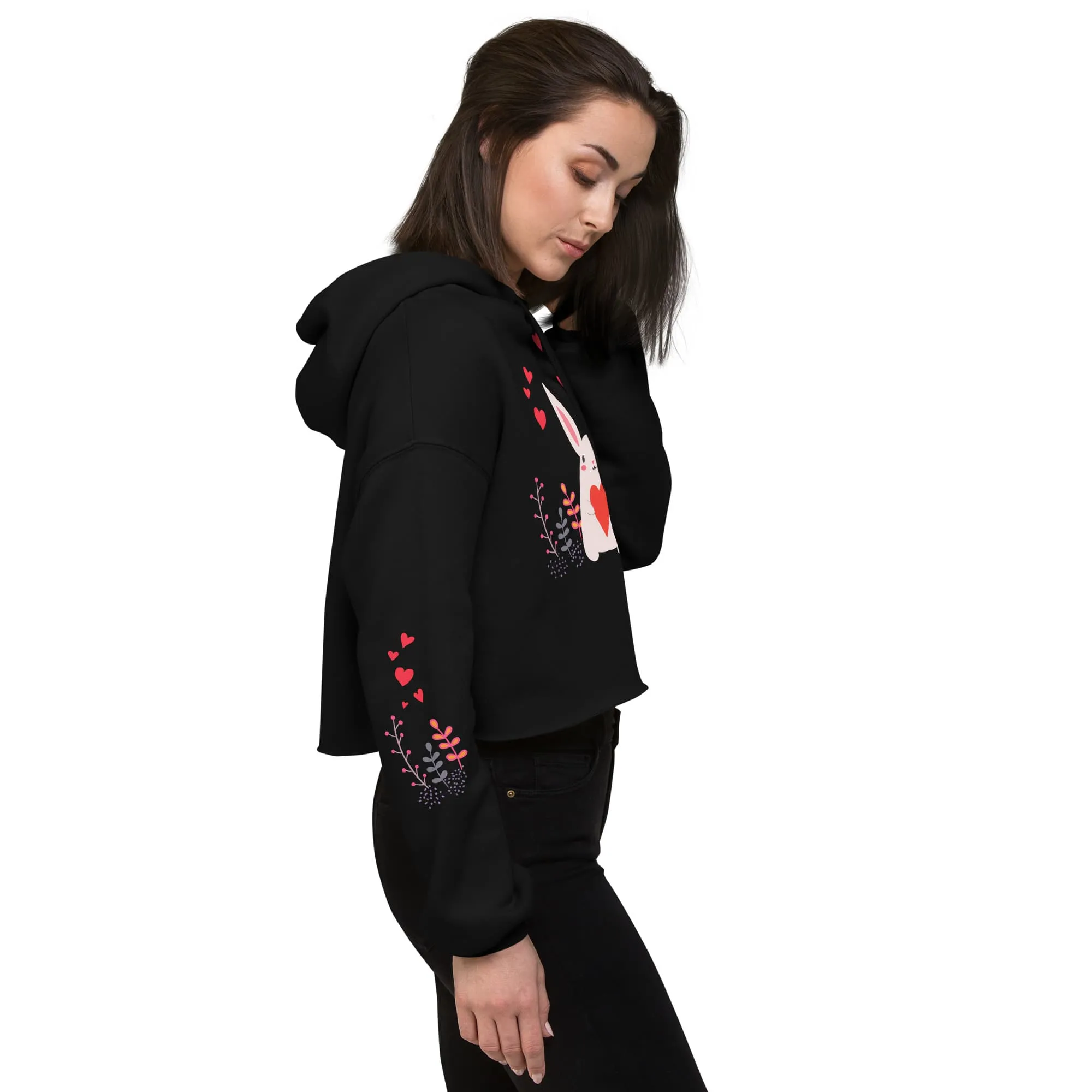 Cropped Hoodie for Women (Bella   Canvas 7502)