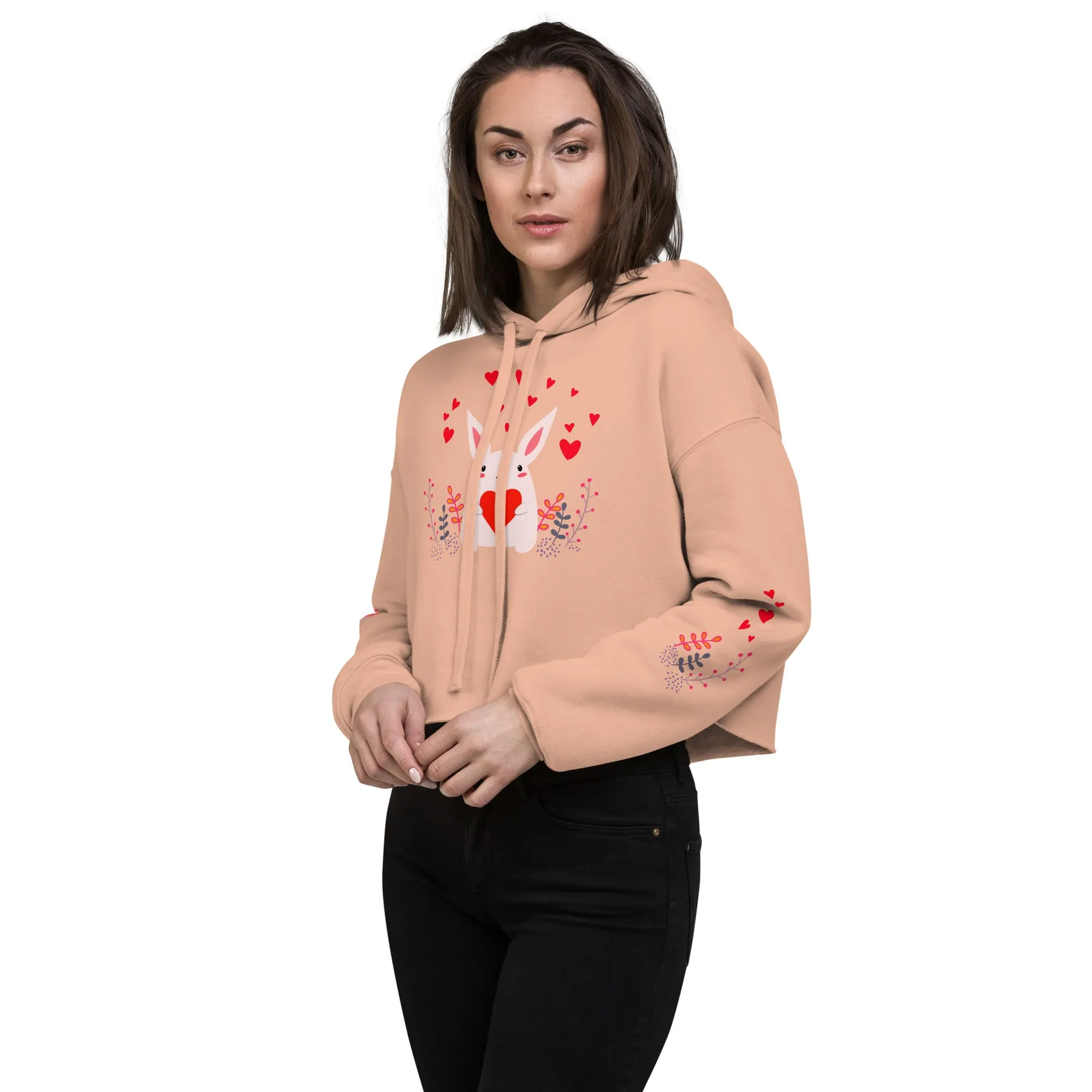 Cropped Hoodie for Women (Bella   Canvas 7502)