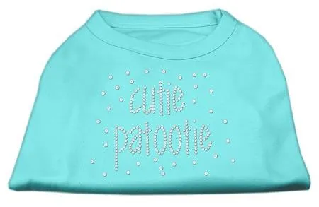 Cutie Patootie Rhinestone Shirts Aqua XS (8)