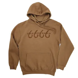 Four Sixes Logo Hoodie - Brown
