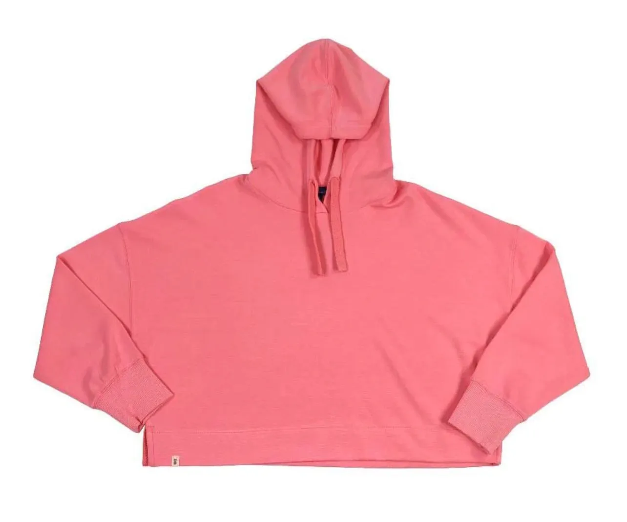 Get Comfy Cropped Hoodie in Rose