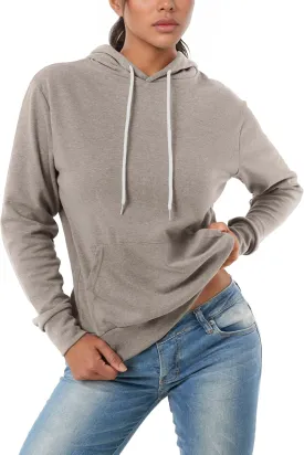 GIVON Women's Essential Pullover Hoodie Lightweight Long Sleeve Comfort Sweatshirt for Everyday Wear