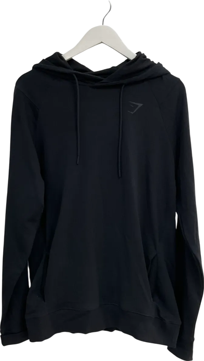 gymshark Black Block Oversized Hoodie UK L