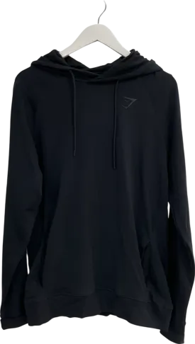 gymshark Black Block Oversized Hoodie UK L