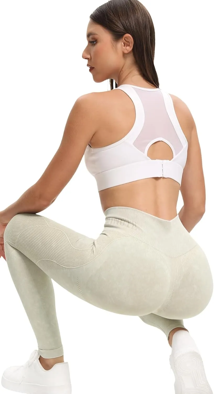 High Waisted Leggings for Women Tummy Control Soft Butt Lifting Yoga Pants Stretchy Workout Non See Through Leggings