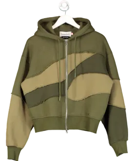 HOUSE OF SUNNY Green Landscape Hoodie UK S