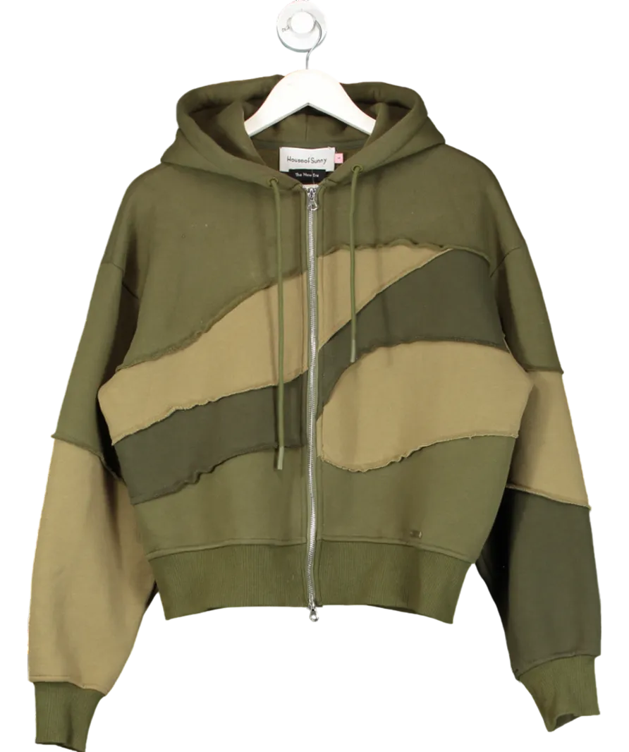 HOUSE OF SUNNY Green Landscape Hoodie UK S