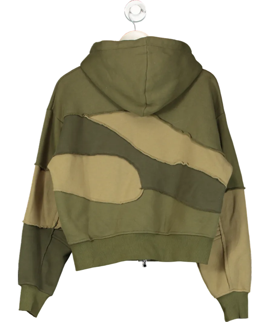HOUSE OF SUNNY Green Landscape Hoodie UK S
