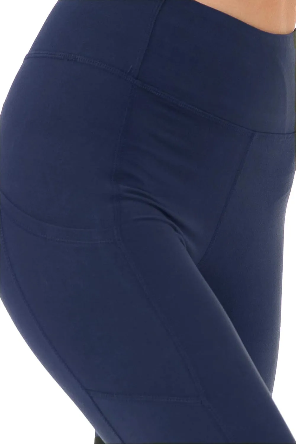 Leggings Depot High Waist Athletic Leggings for Women Tummy Control Pocket Yoga Pants