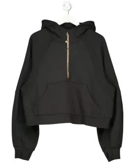 Lululemon Black Scuba Oversized Half-zip Hoodie UK XS/S