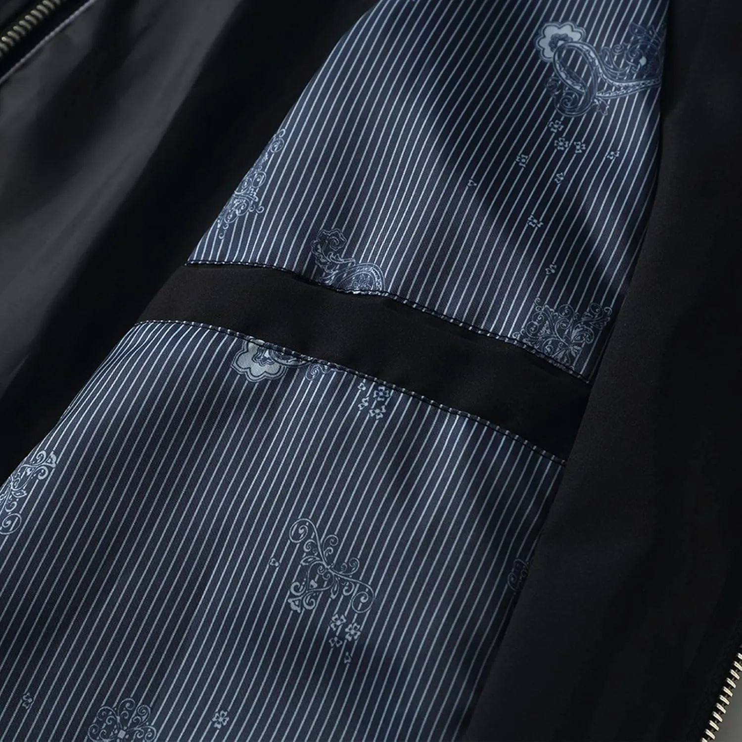 Mens Lightweight Bomber Jacket Casual Windbreaker Zip Up Coat with Pockets for Spring Fall