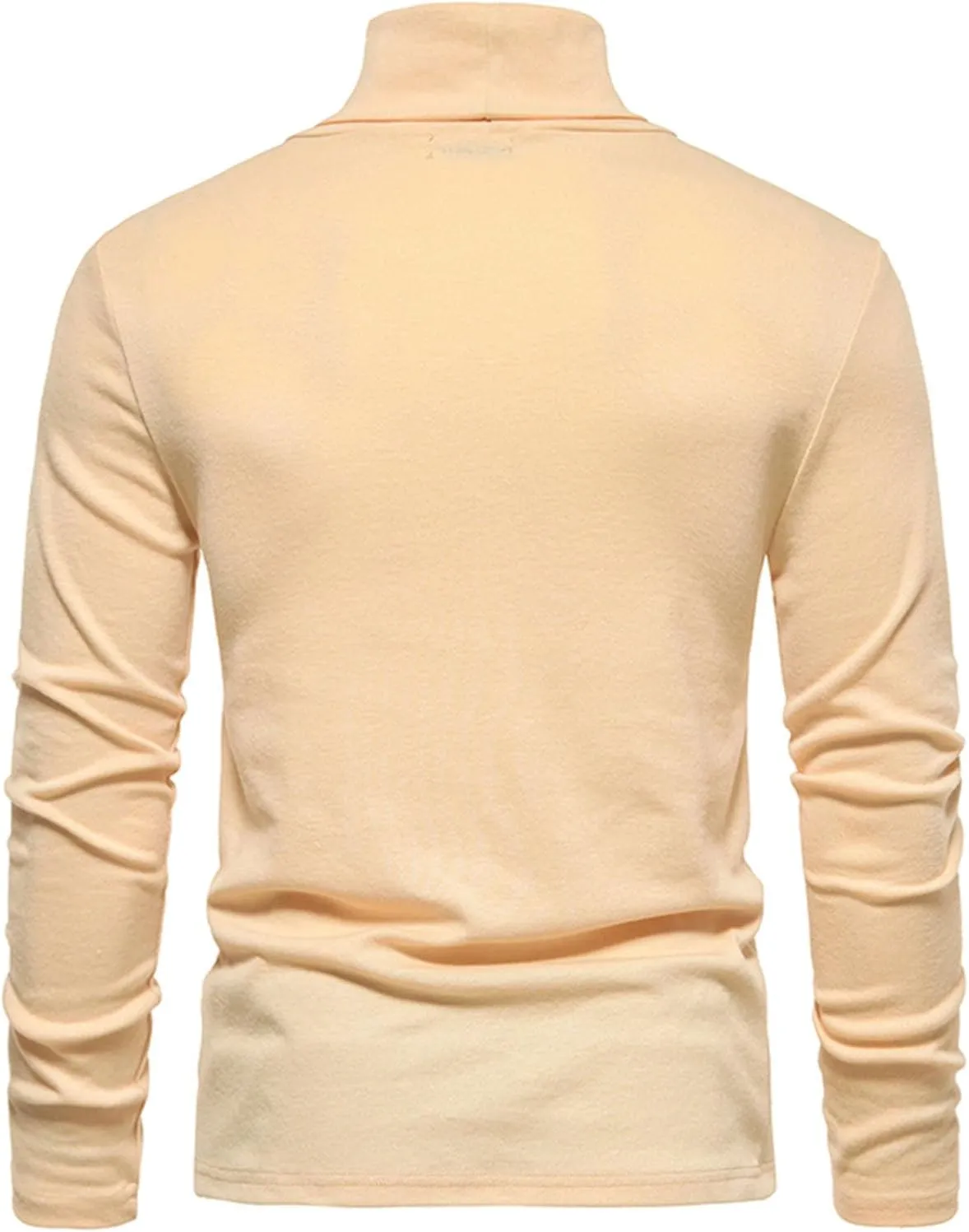 Men's Thermal Compression Underwear Shirts Fleece Premium Mock Turtleneck Undershirts Slim Fit Base Layer Pullover