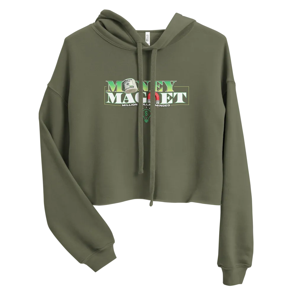 Money Magnet Crop Hoodie