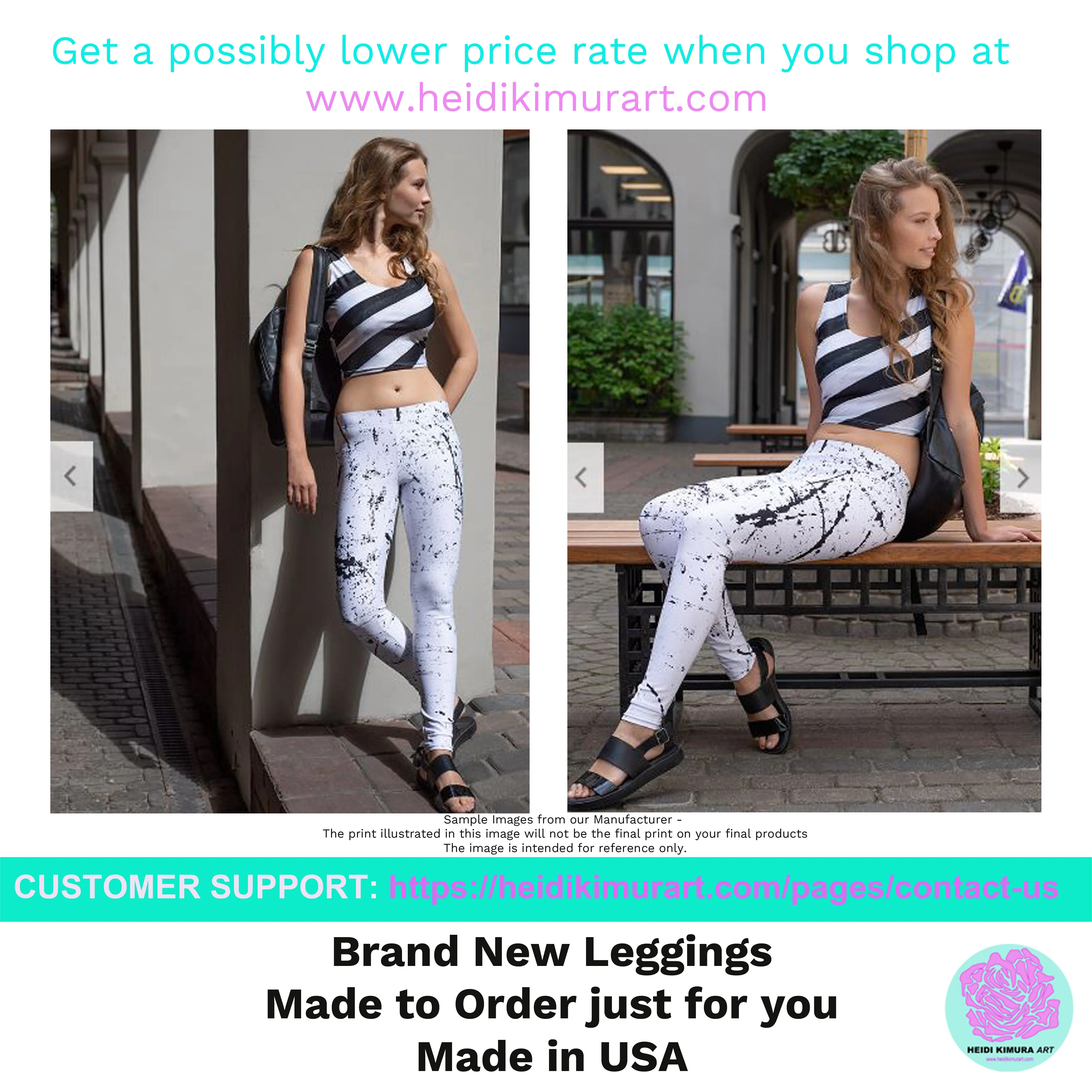 Pale Yellow Yoga Capri Leggings, Solid Pastel Yellow Color Women's Tights-Made in USA/EU/MX