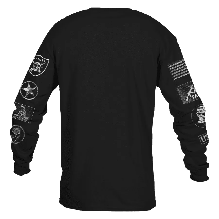 Patch Long Sleeve - Black