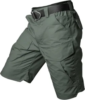 ReFire Gear Men's Urban Tactical Military EDC Cargo Shorts Rip Stop Cotton Outdoor Camo Shorts