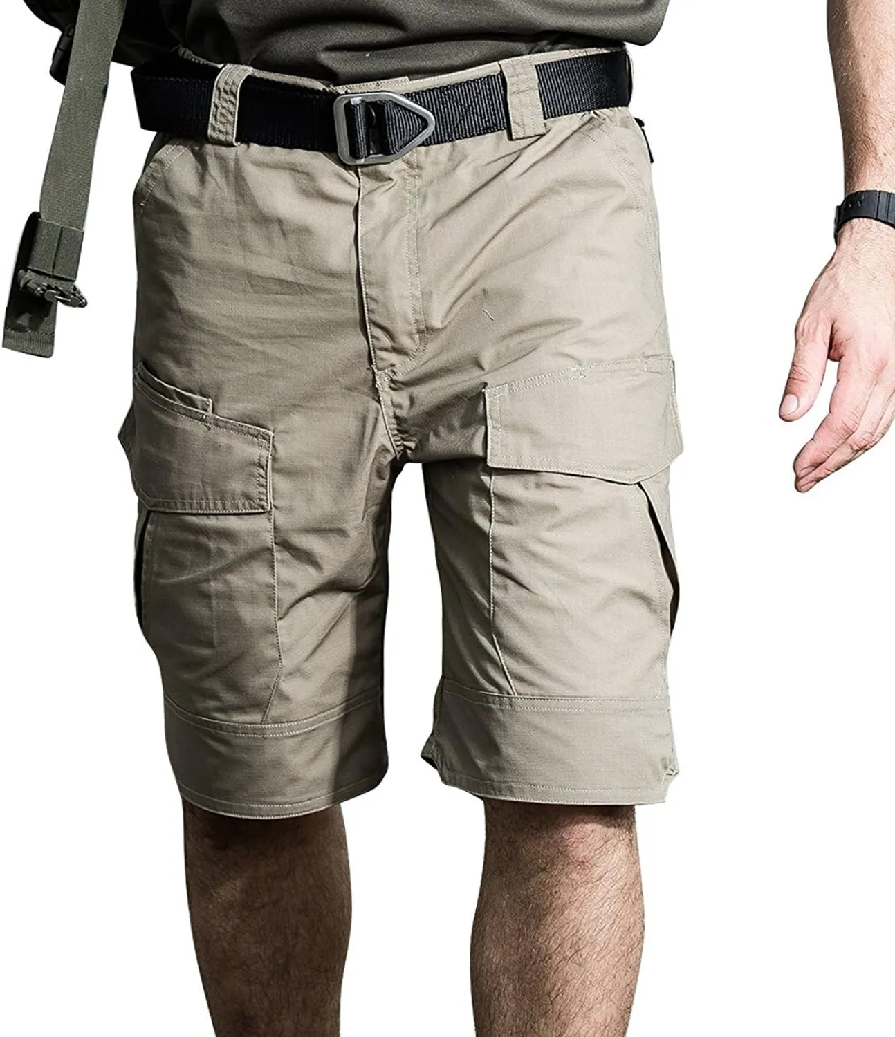 ReFire Gear Men's Urban Tactical Military EDC Cargo Shorts Rip Stop Cotton Outdoor Camo Shorts