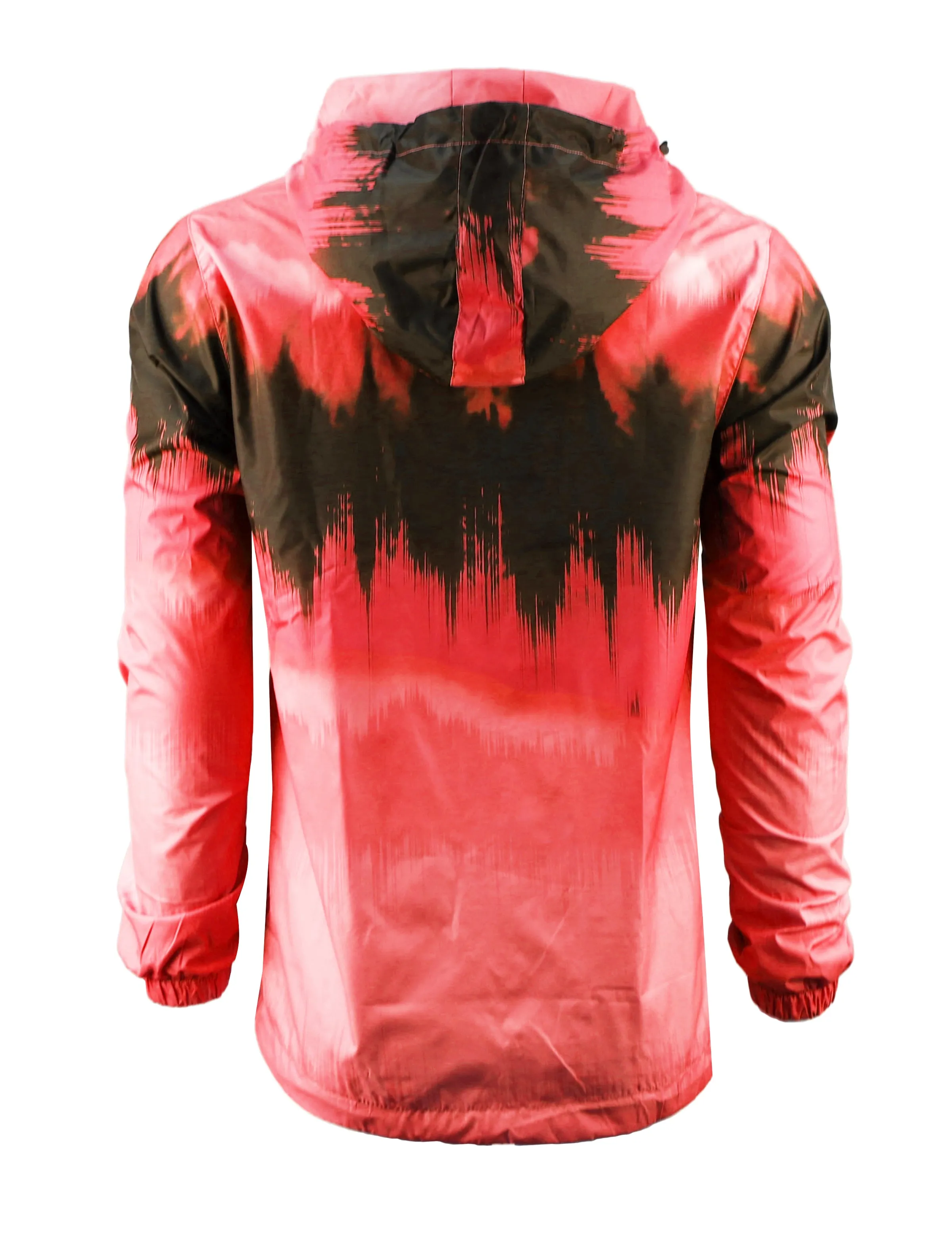 S51006-TIE DYE WINDBREAKER JACKET (PINK)