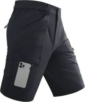 TACVASEN Men's Hiking Cargo Shorts 10" Quick Dry Lightweight Casual Golf Work Shorts with Zipper Pocket Summer Outdoor