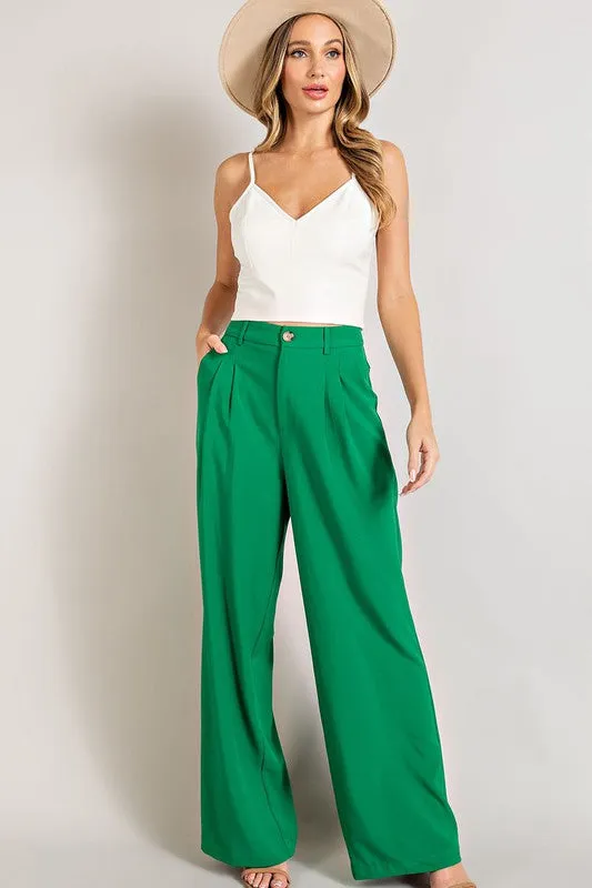 Timeless Straight Leg Trouser Pants-4 Colors