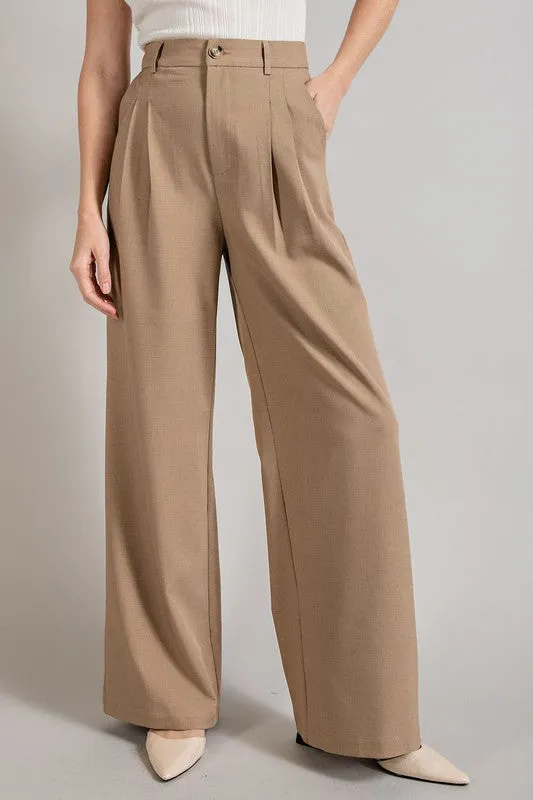 Timeless Straight Leg Trouser Pants-4 Colors