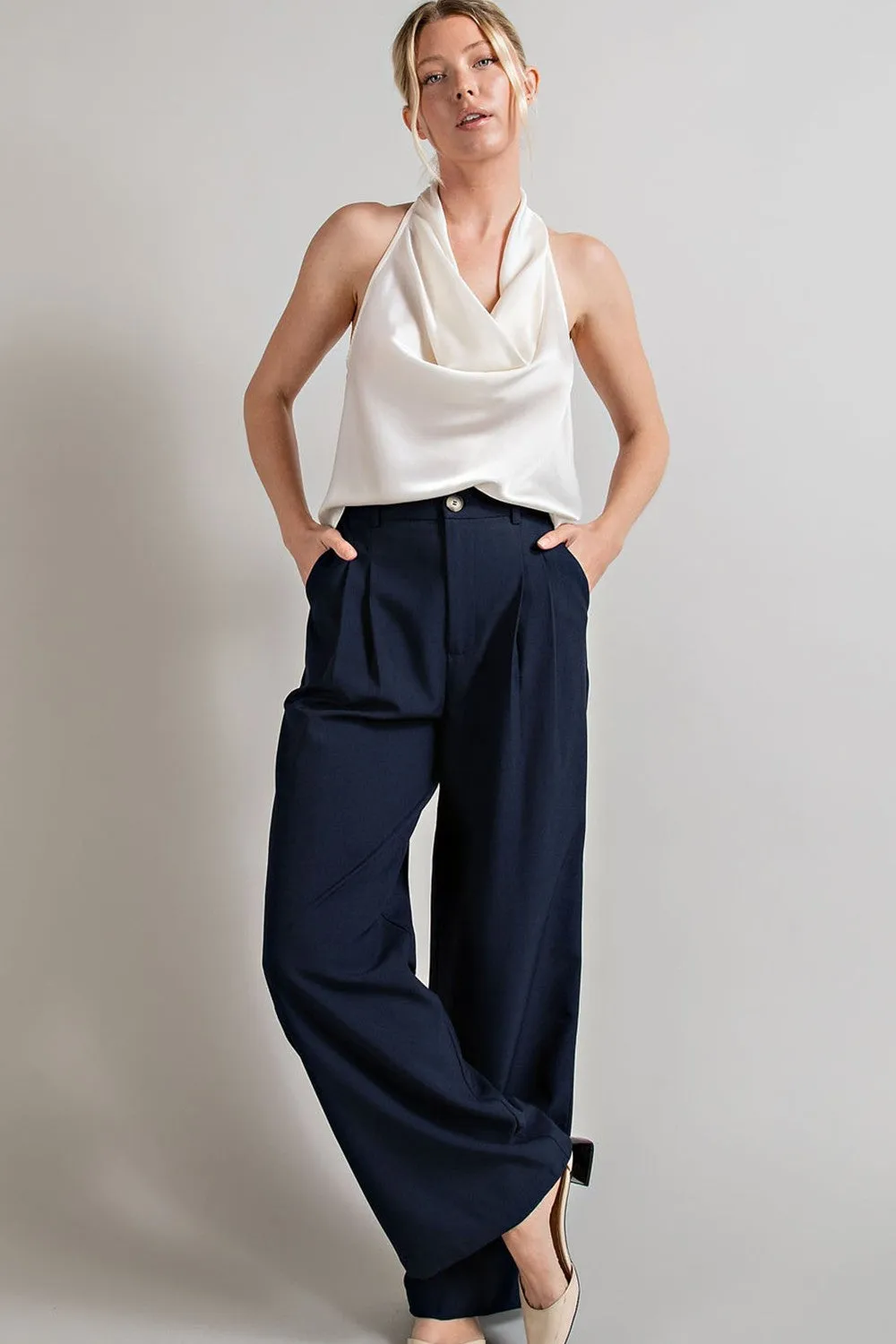 Timeless Straight Leg Trouser Pants-4 Colors