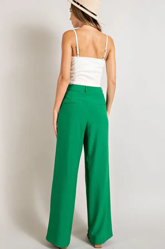 Timeless Straight Leg Trouser Pants-4 Colors
