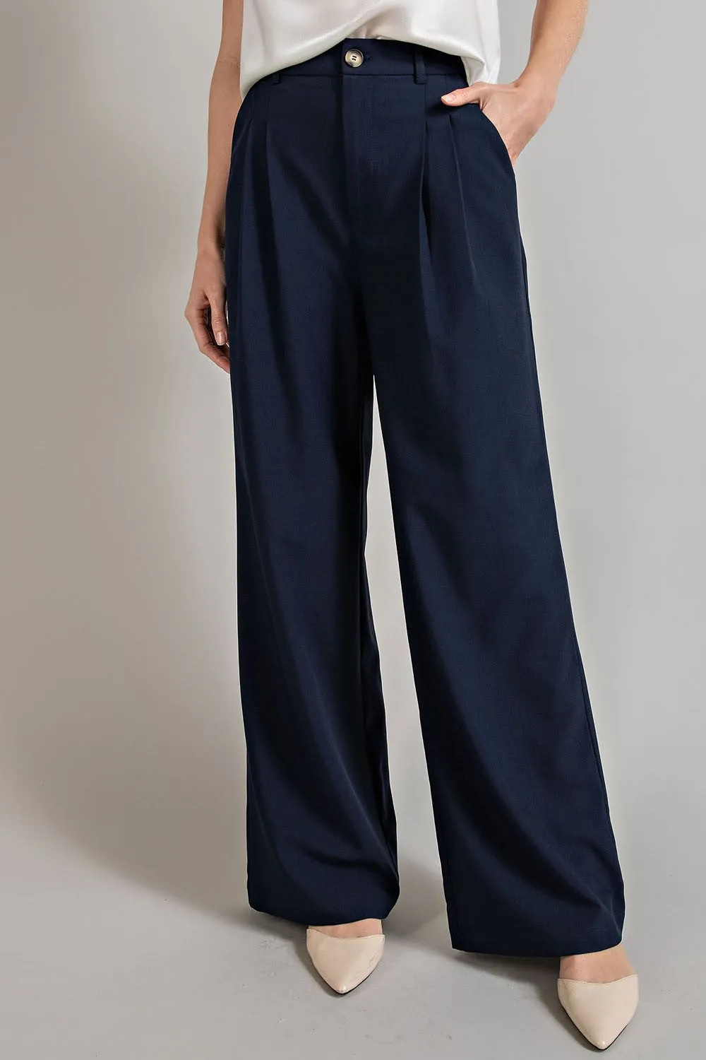 Timeless Straight Leg Trouser Pants-4 Colors