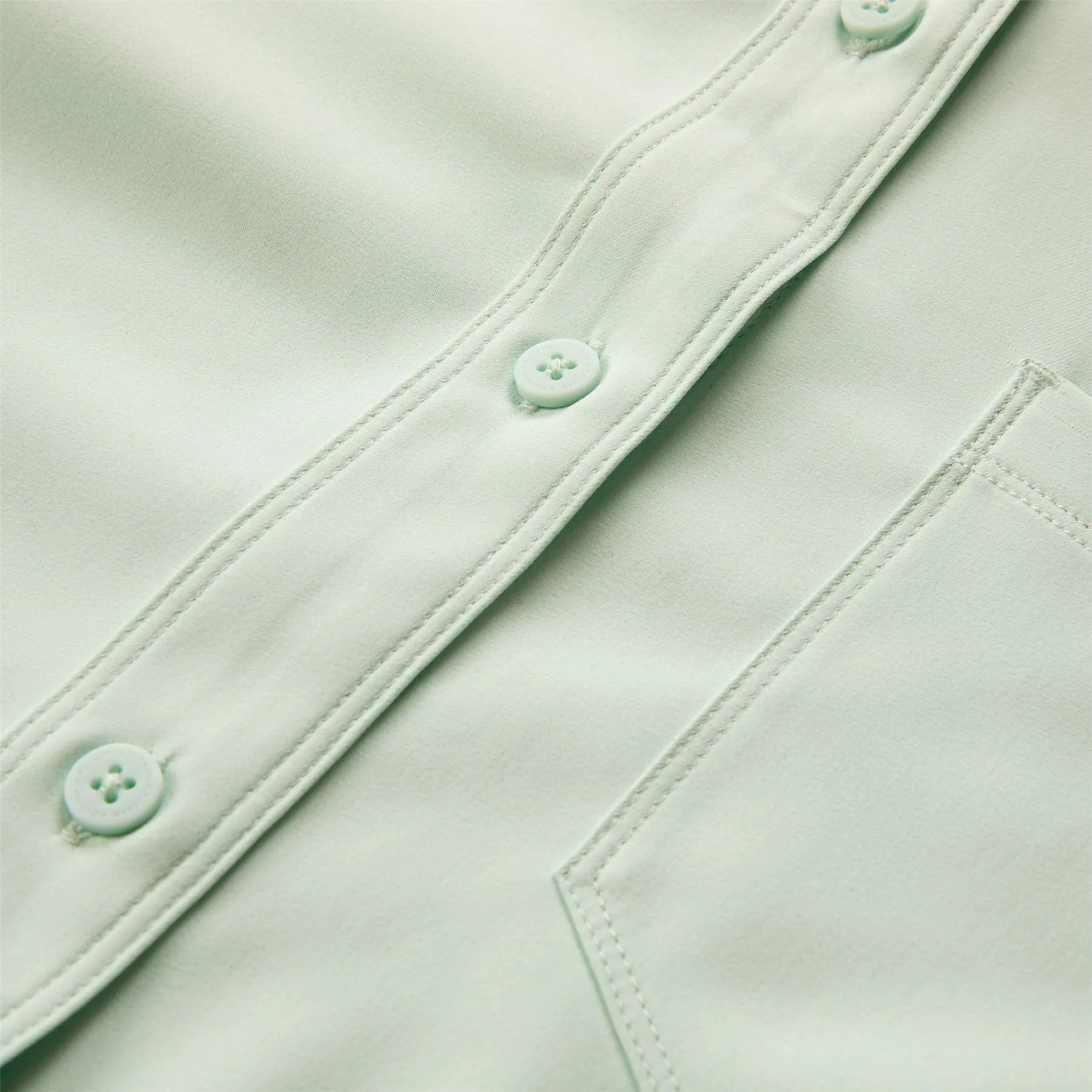 Womens Classic Button Up Polo Juniper - SS24