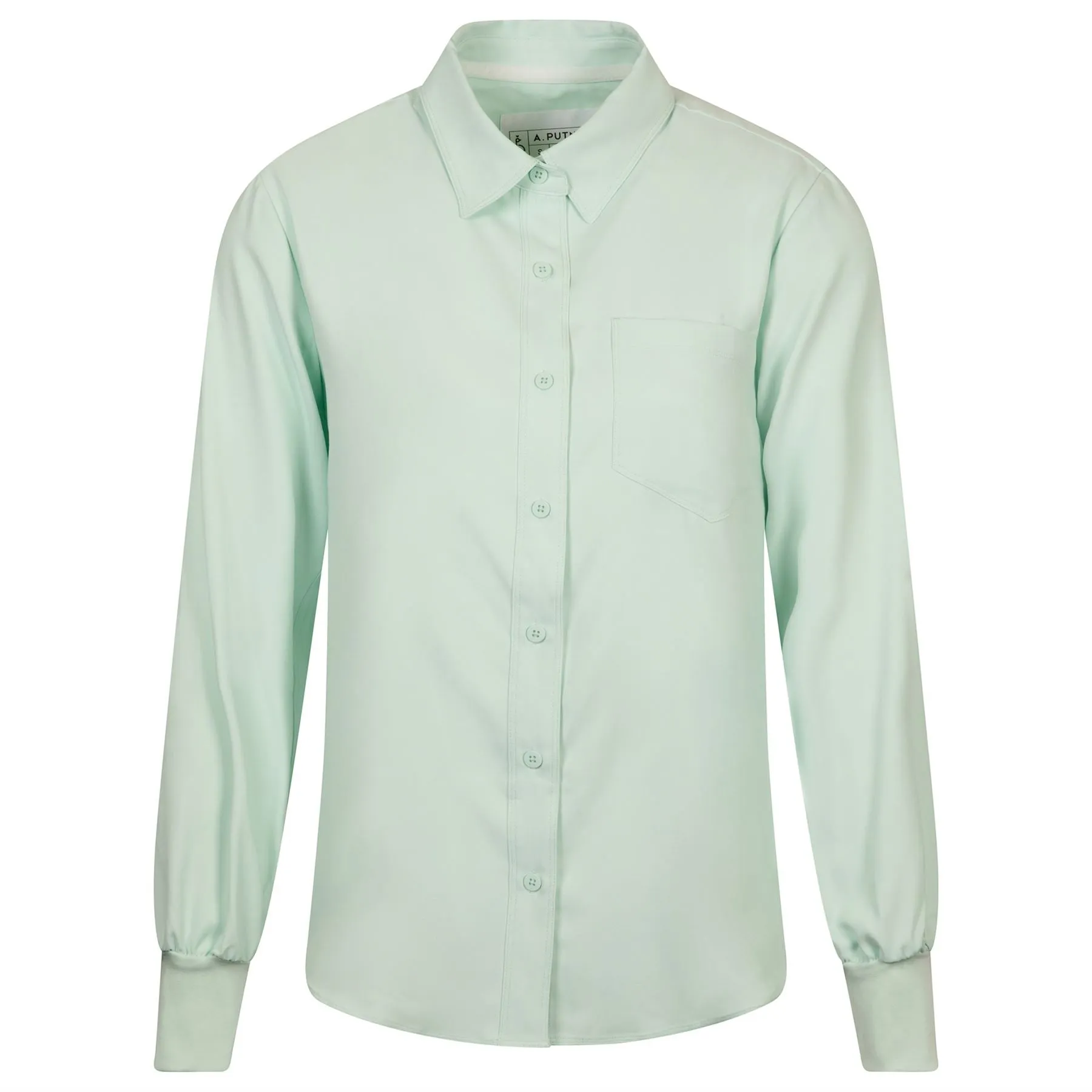 Womens Classic Button Up Polo Juniper - SS24