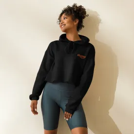 Women’s Crop Sweatshirt - Bhappy Digital Print by Los Gusanos | Stylish Crop Top